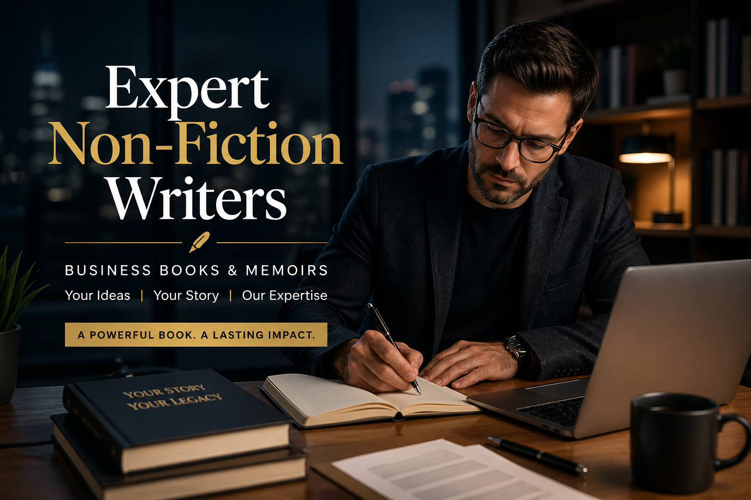 Expert Non-Fiction Writers for Business Books & Memoirs