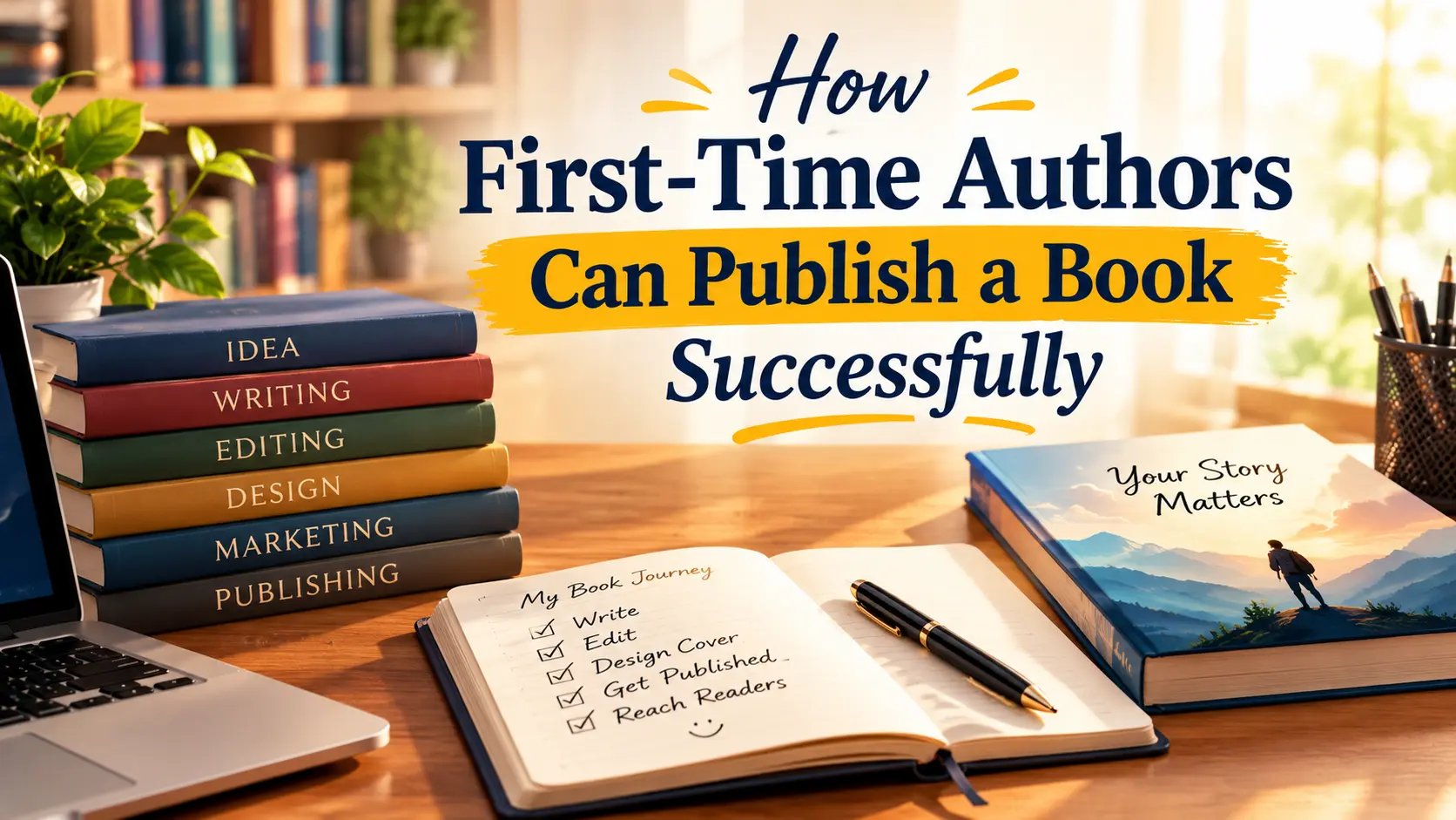 How First-Time Authors Can Publish a Book Successfully