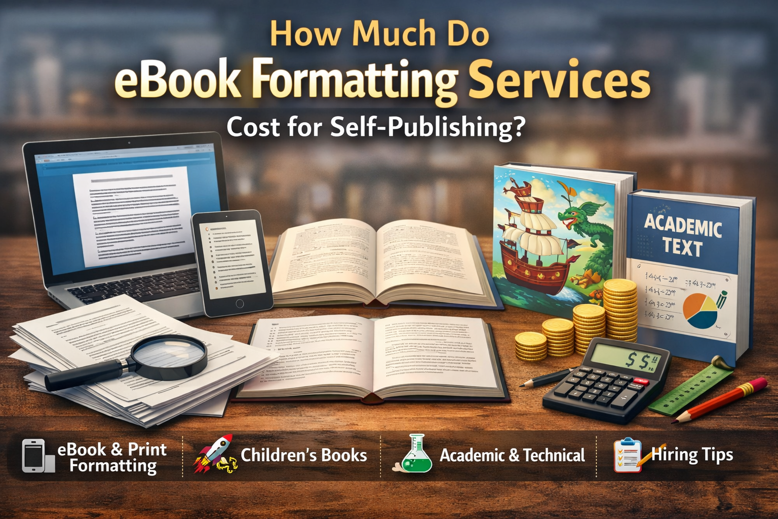 How Much Do eBook Formatting Services Cost for Self-Publishing?