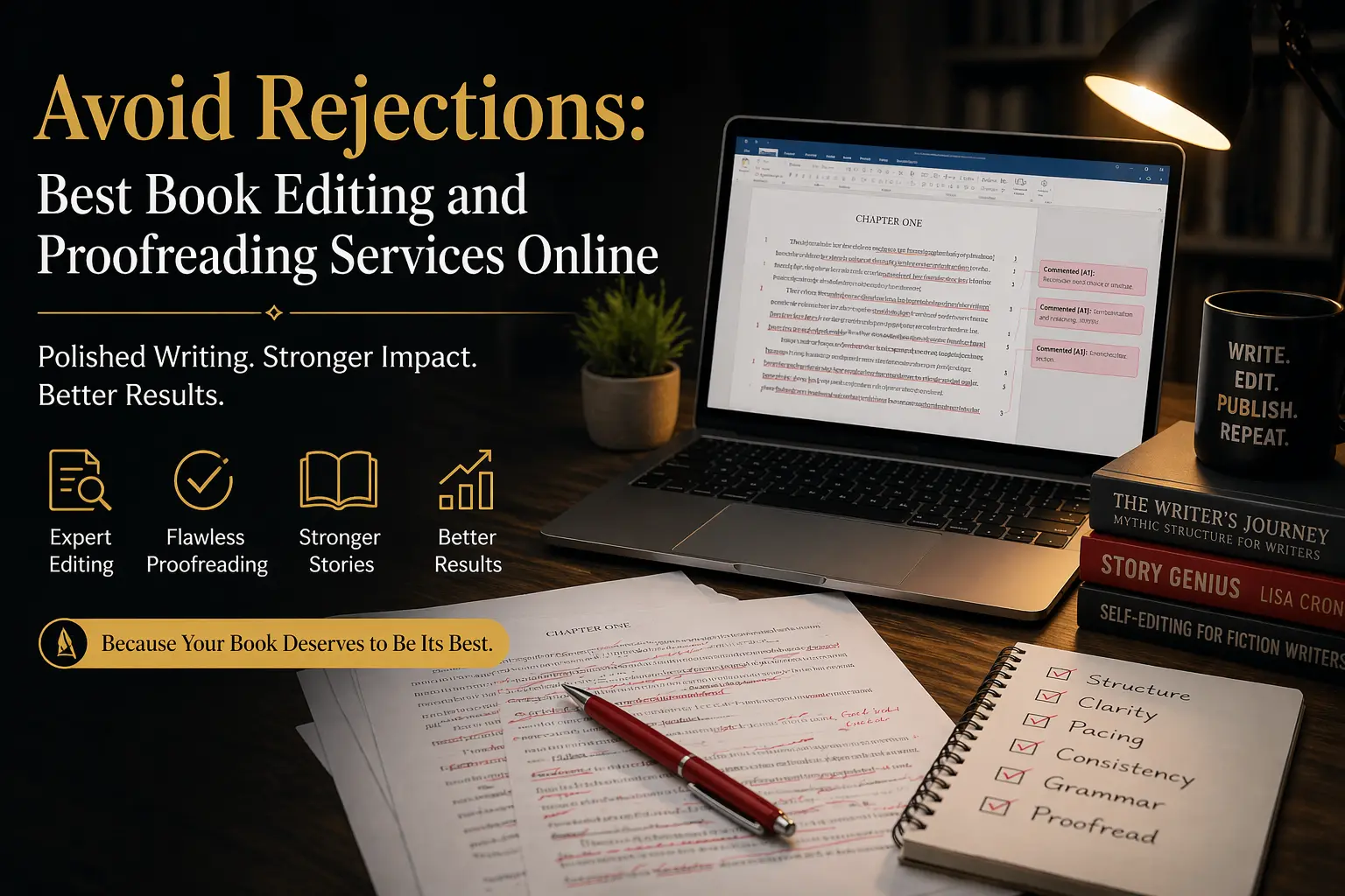 Why Self Published Authors Need Professional Editing Services