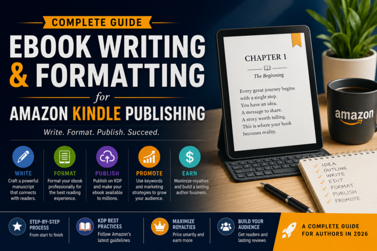 Complete eBook Writing and Formatting Guide for Amazon Kindle Publishing