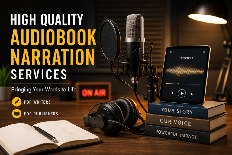 High-Quality Audiobook Narration Services for Writers & Publishers