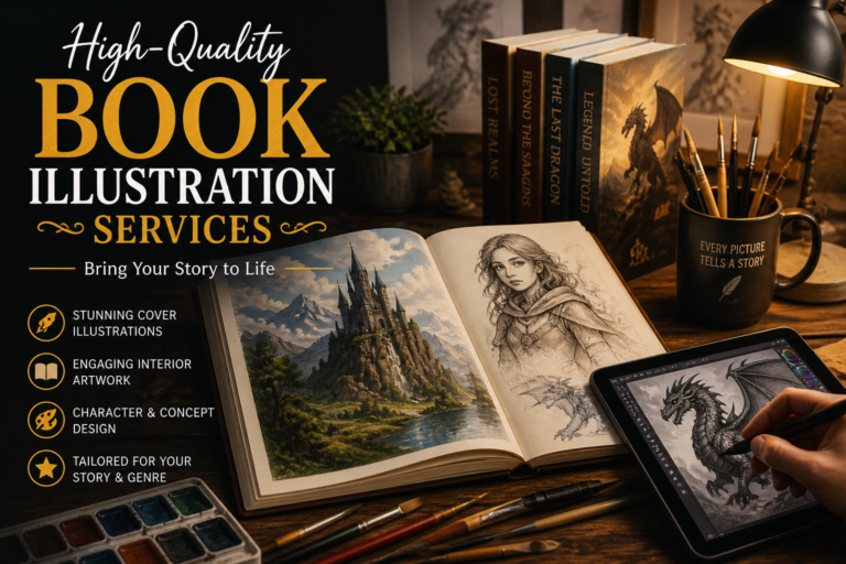 High-Quality Book Illustration Services for Modern Authors