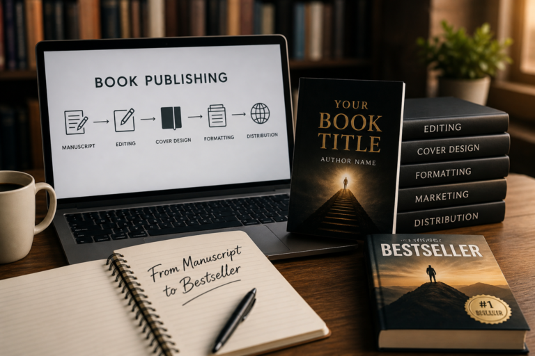 How Book Publishing Services Help Authors Turn Manuscripts Into Bestsellers