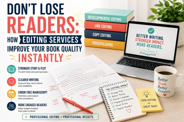 Don't Lose Readers: How Editing Services Improve Your Book Quality Instantly