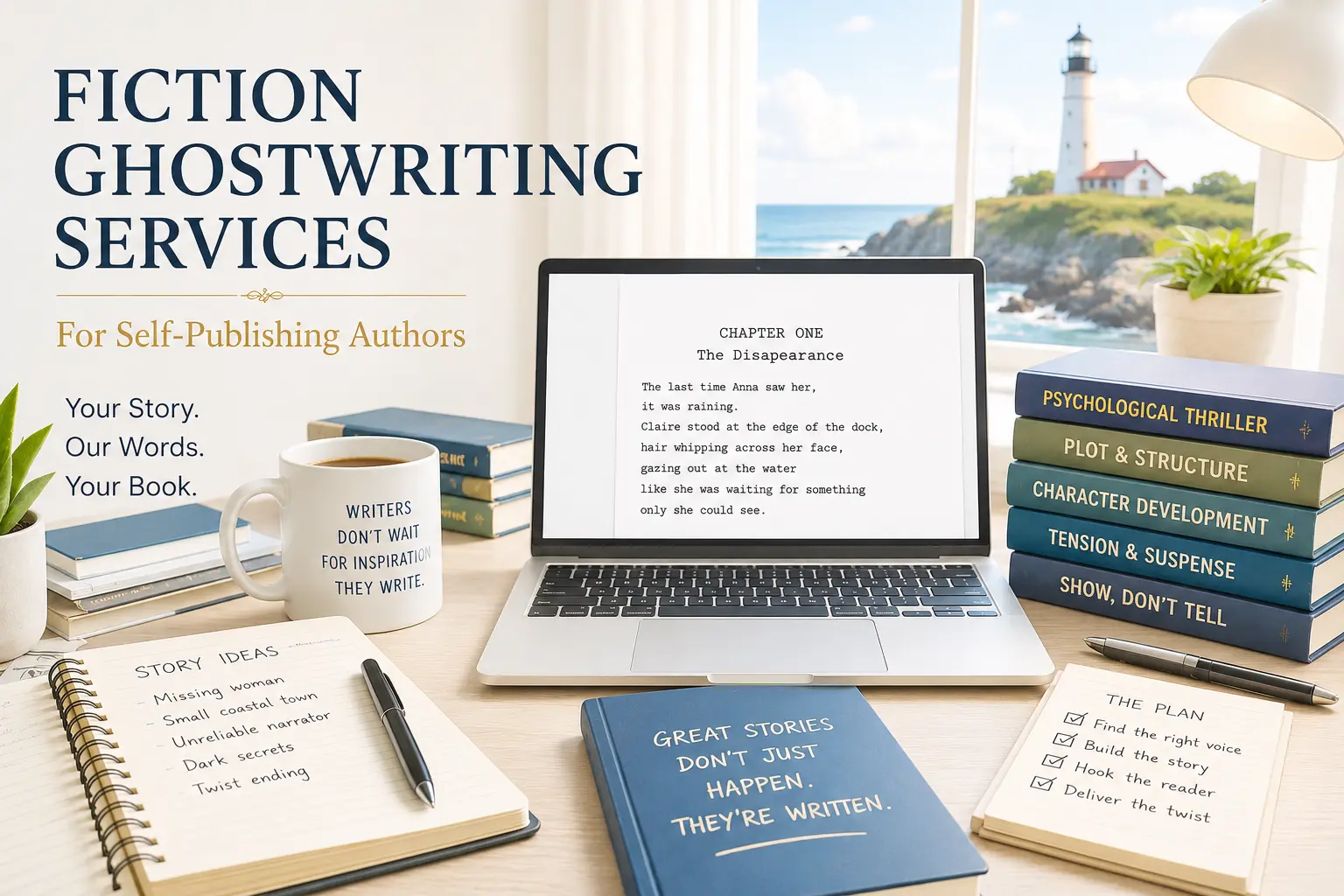 Fiction Ghostwriting Services for Self-Publishing Authors