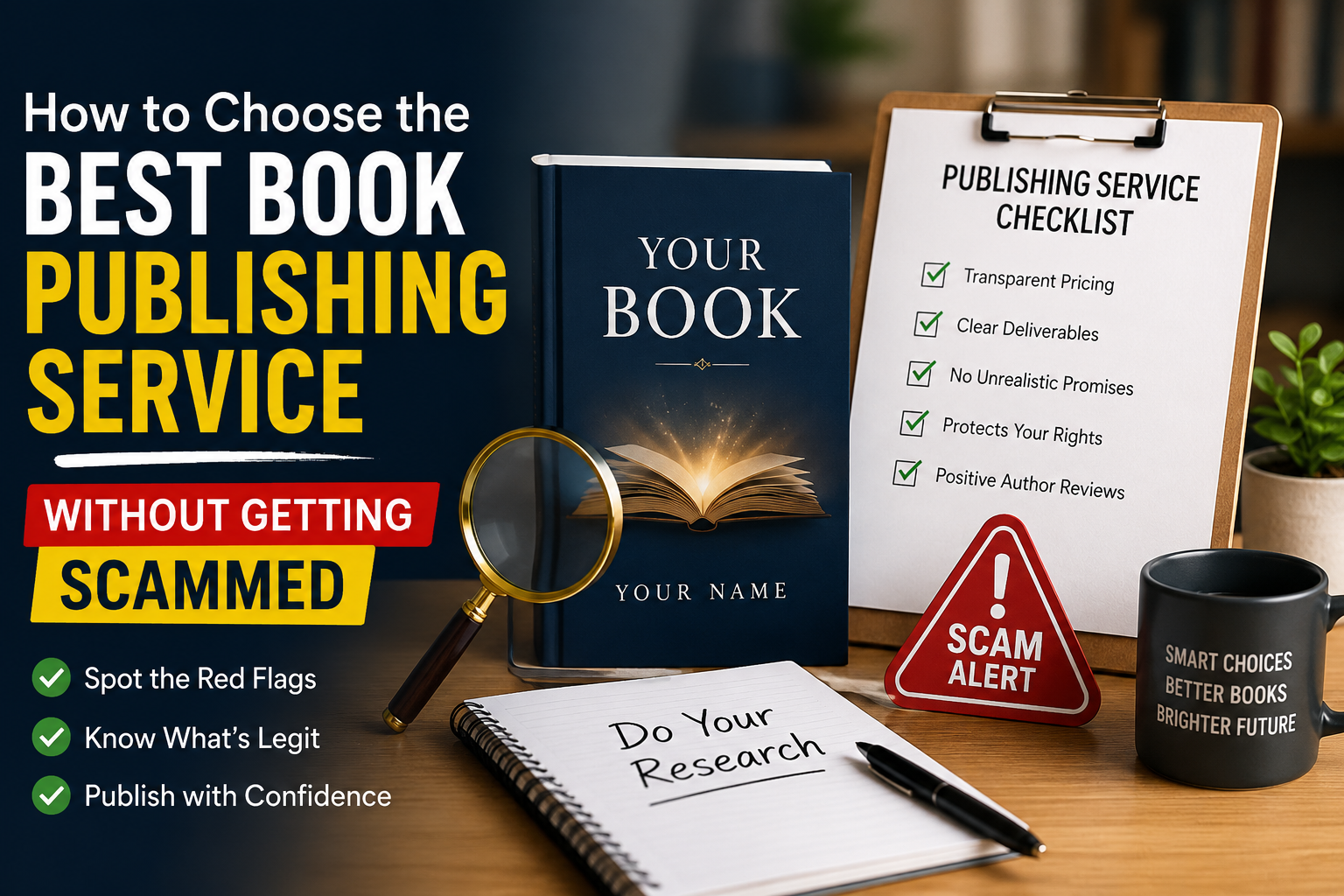 How to Choose the Best Book Publishing Service Without Getting Scammed