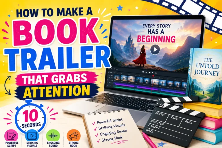 How to Make a Book Trailer That Grabs Attention in 10 Seconds