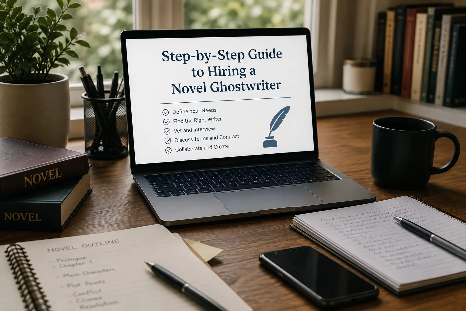 Step-by-Step Guide to Hiring a Novel Ghostwriter