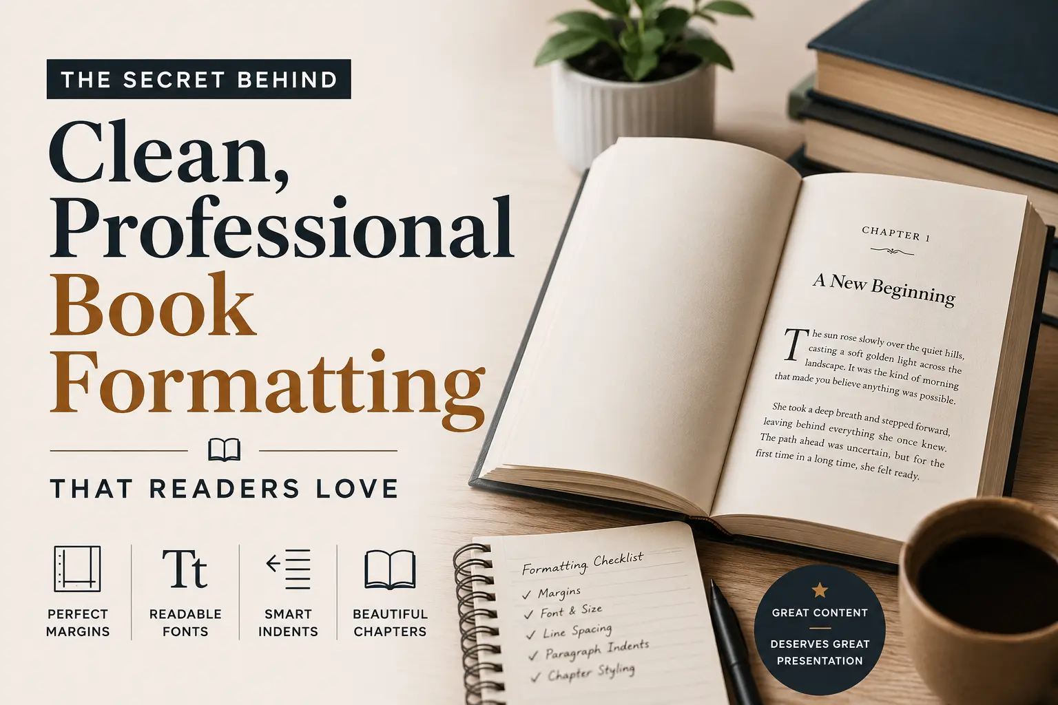 The Secret Behind Clean, Professional Book Formatting That Readers Love