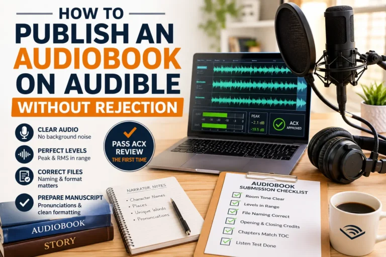How to Publish an Audiobook on Audible Without Rejection