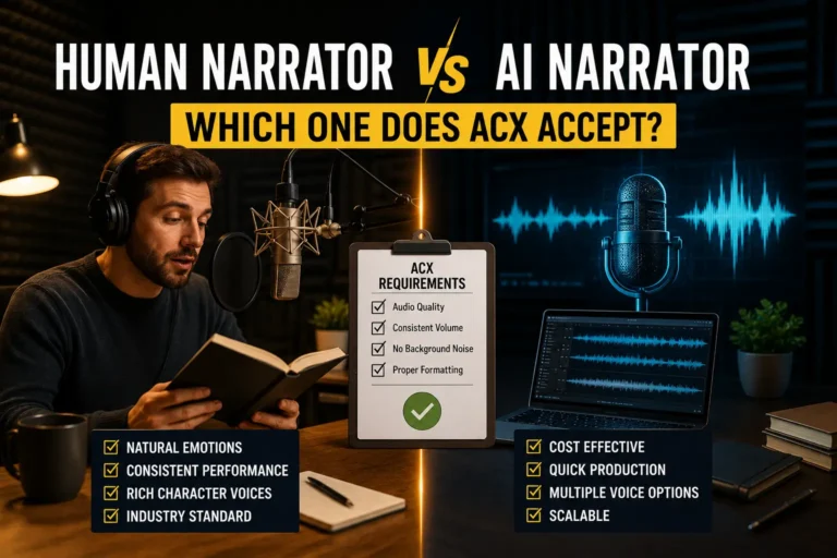 Human Narrator vs AI Narrator: Which One Does ACX Accept?