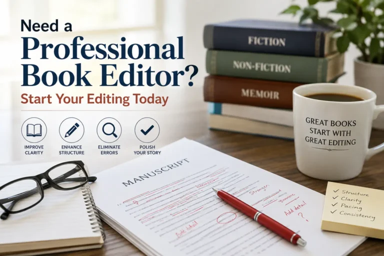 Need a Professional Book Editor? Start Your Editing Today