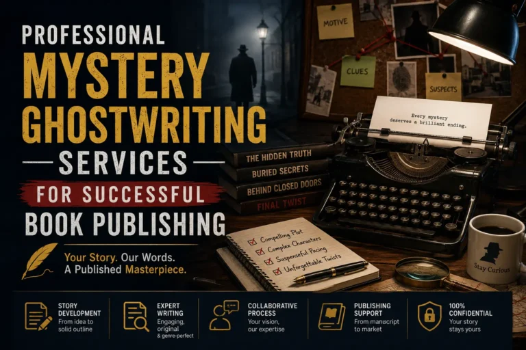 Professional Mystery Ghostwriting Services for Successful Book Publishing