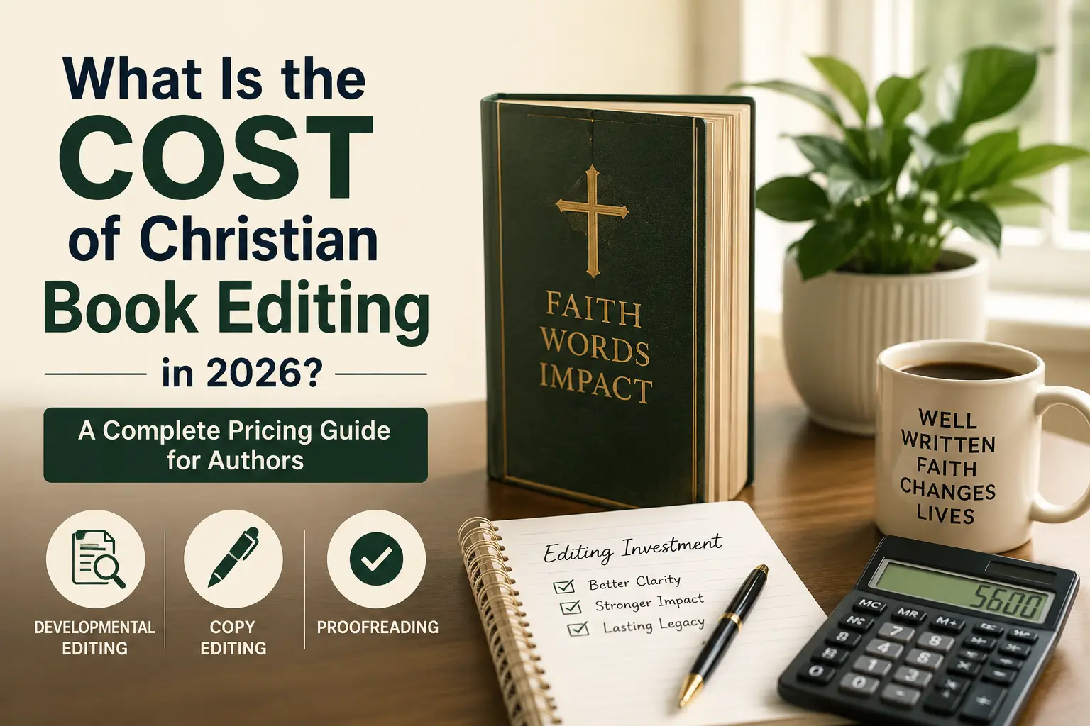 What Is the Cost of Christian Book Editing in 2026?