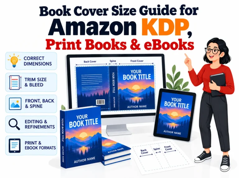 Book Cover Size Guide for Amazon KDP