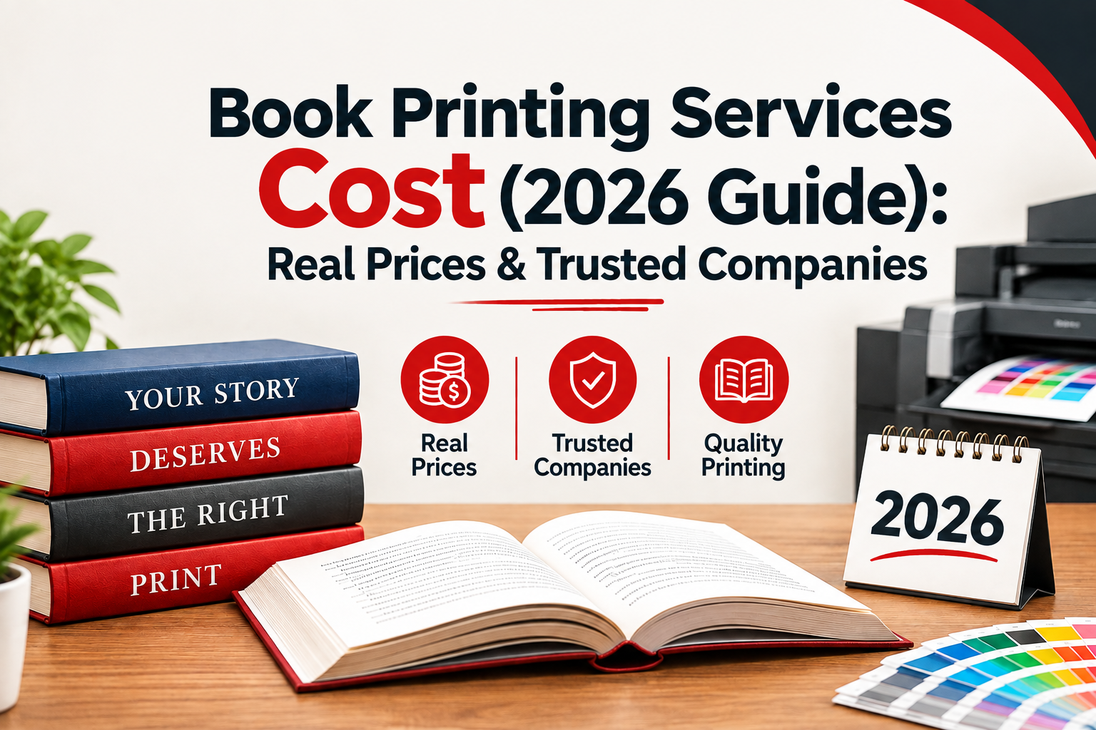 Book Printing Services Cost (2026 Guide): Real Prices & Trusted Companies