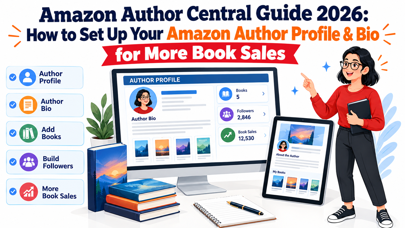 Amazon Author Central Guide 2026: How to Set Up Your Amazon Author Profile & Bio for More Book Sales