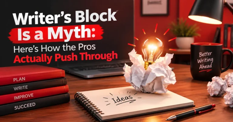 Writer’s Block Is a Myth: Here’s How the Pros Actually Push Through